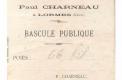 Ticket de bascule publique