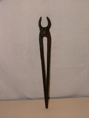 Lot De 3 Pinces De Forgeron / Tenailles - Métal 300 Mm - Outils D'occasion